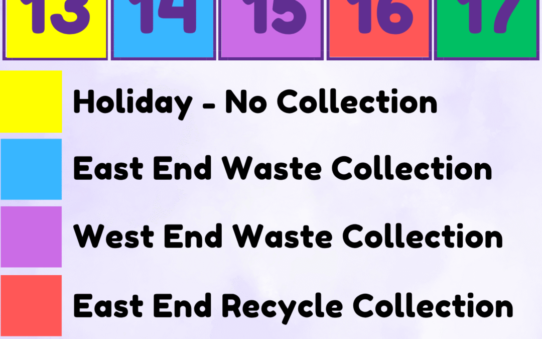 Week of October 13 – Waste & Recycling and Waste Transfer Depot Hour Changes