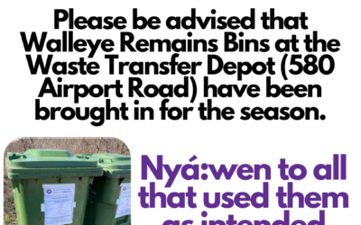 Walleye Remains Bins No Longer Available