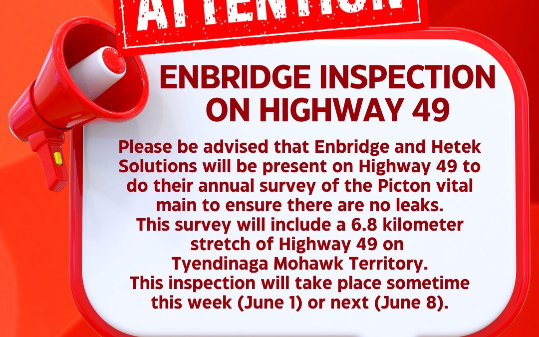 Enbridge Survey of Picton Vital Main in TMT