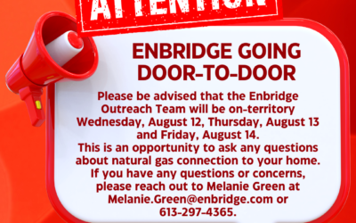 Enbridge Door-to-Door Activity – August 12-14, 2026
