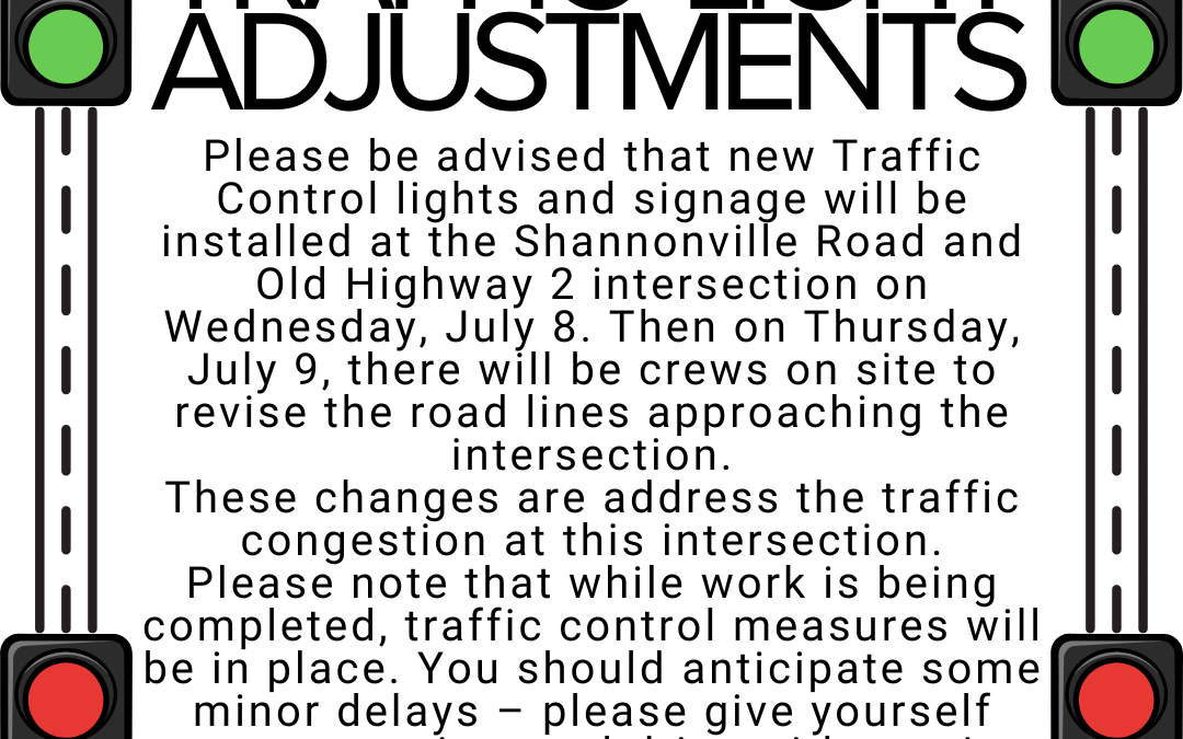 Traffic Light Adjustments – Shannonville
