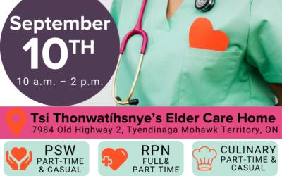 Tsi Thonwatíhsnye’s Elder Care Home Job Fair